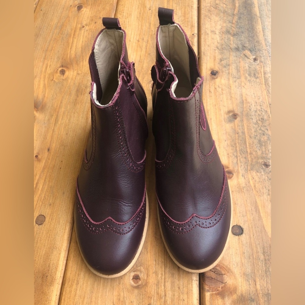 Kids Burgundy Manuela de Juan Ankle boots 32